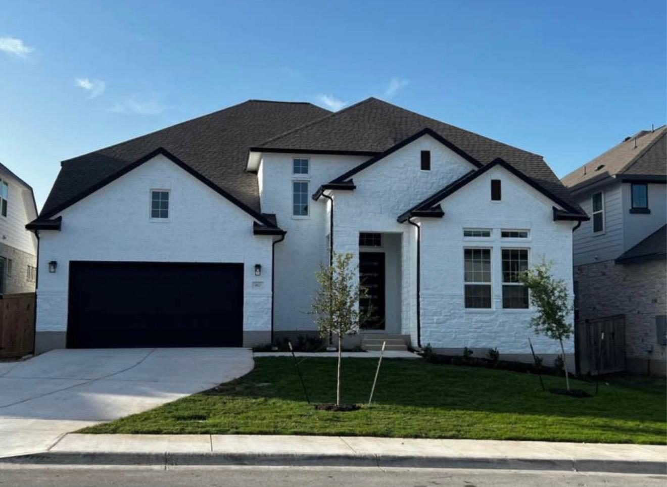 House exterior after painting